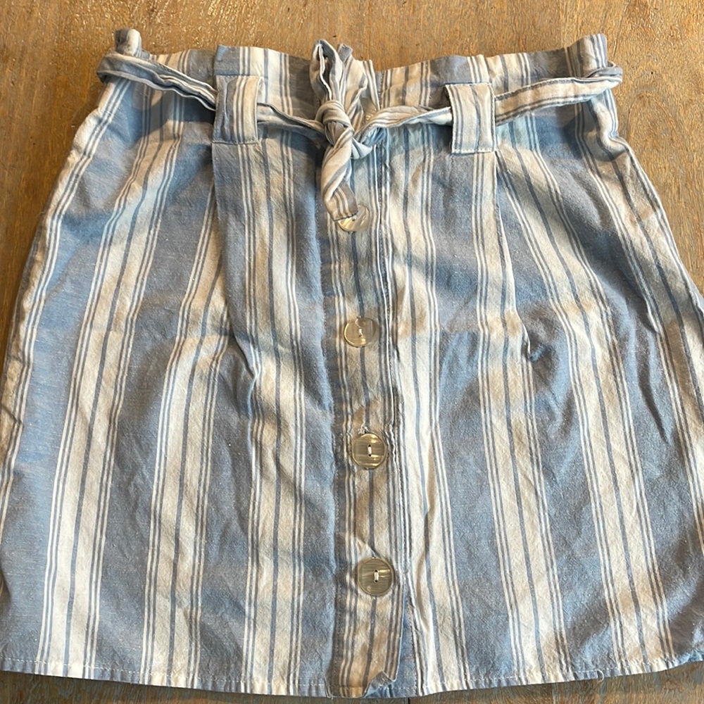 Blue Stripped skirt